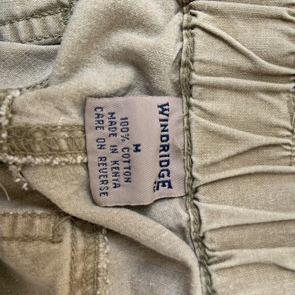 Vintage Windridge Cotton Khaki High Waisted Shorts Women's Medium - Picture 10 of 10